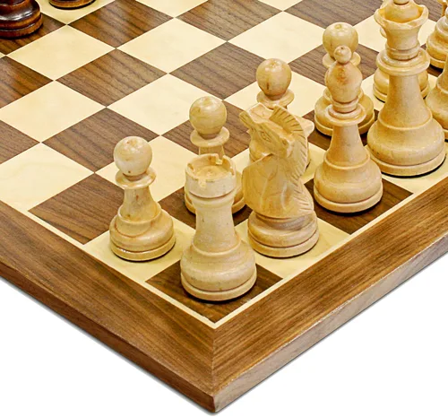 Miniatura 2 de Juego de ajedrez tradicional de madera Staunton - Tablero de ajedrez de madera de 15 pulgadas con 3.75 pulgadas King