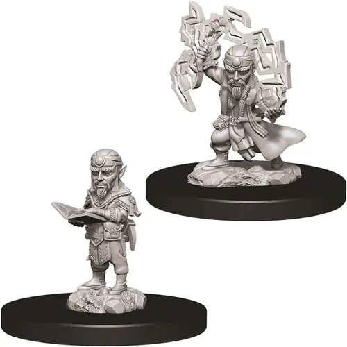 Miniatura 3 de WizKids Pathfinder Deep Cuts Unpainted Minis: W9 Male Gnome Sorcerer