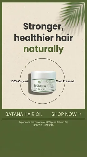 Miniatura 3 de Aceite para el cabello Batana 100% orgánico Nutre el cuero cabelludo acondicionador profundo prensado en frío y orgánico cultivado en Honduras