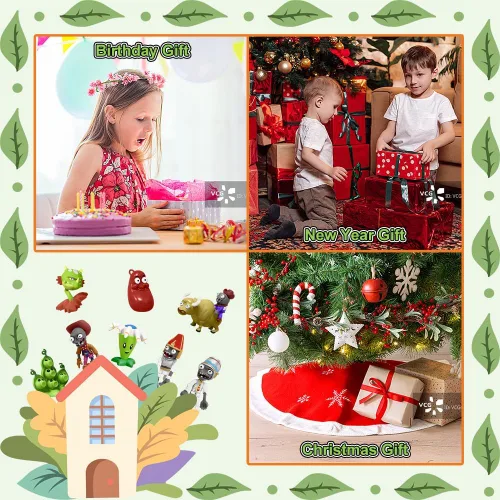 Miniatura 7 de Genqiang Juego de figuras de acción, 10 piezas de minifiguras, serie de juegos sorpresa, juguetes de PVC para niños y fanáticos, ideal