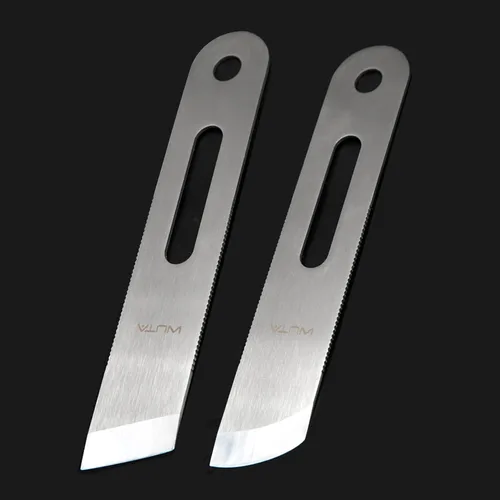 Miniatura 18 de WUTA Cuchillo de skiving cuchillo de adelgazamiento de cuero 420B martensítico acero inoxidable artesanía esquiadores diseño profesional DIY Hoja