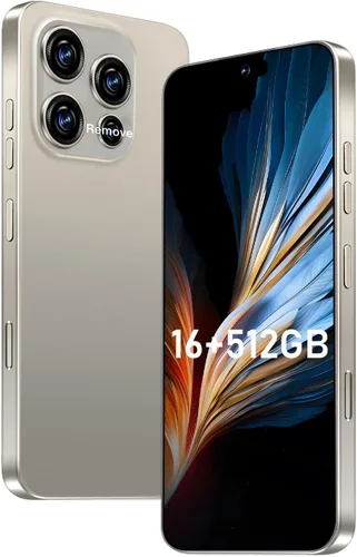 Miniatura 17 de OEJBK 16PM Smartphone Nueva actualización 16GB+512GB/6.99 pulgadas Pantalla 68+108MP Zoom Cámara, acabado de vidrio templado, 7000mAh Android 14