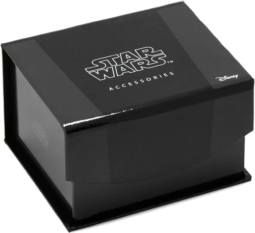 Miniatura 4 de Gemelos con símbolo del Imperio Imperial de Star Wars, con licencia oficial, Blanco