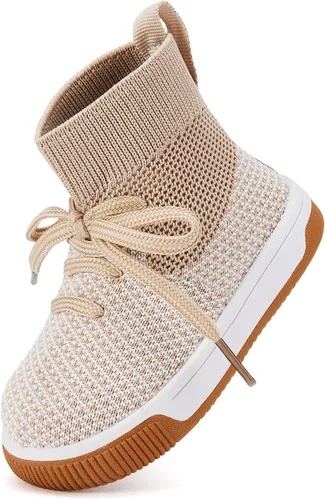 Miniatura 123 de BMCiTYBM Zapatos de bebé para niños y niñas, zapatos para caminar para niños pequeños, zapatos ligeros antideslizantes para 6, 9, 12, 18, 24 meses