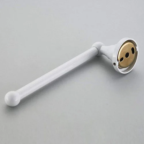 Miniatura 6 de Aothpher Soporte de rollo de papel higiénico de baño montado en la pared, color blanco