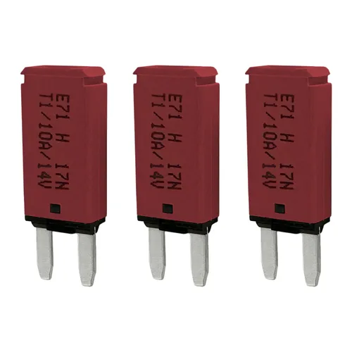 Miniatura 27 de Mini ATM Auto Reinicio 5 Amperios Disyuntor de Circuito Fusible para Protección de Batería de Audio Automotriz Marina RV Coche Camión (T1) Reinicio