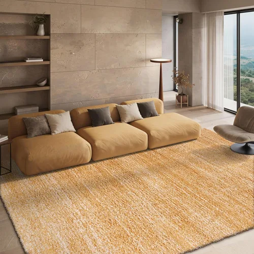Miniatura 42 de SAFAVIEH Hudson Shag Collection - Alfombra decorativa de 2 x 3 pies, color marfil y azul marino, no desprende pelusa y de fácil cuidado, 2 pulgadas