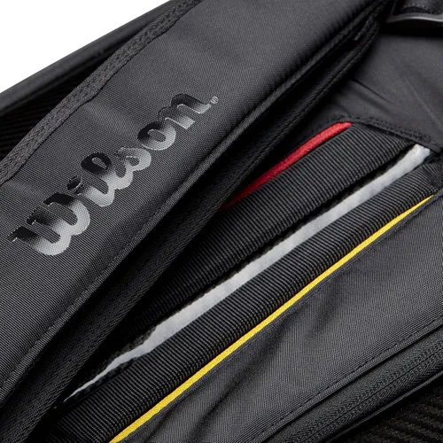 Miniatura 3 de WILSON Bolsa de tenis para adultos, Negro -, Personal de Super Tour Pro