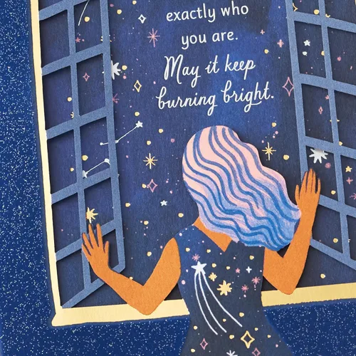 Miniatura 4 de Hallmark Tarjeta de cumpleaños para hija (estrellas)
