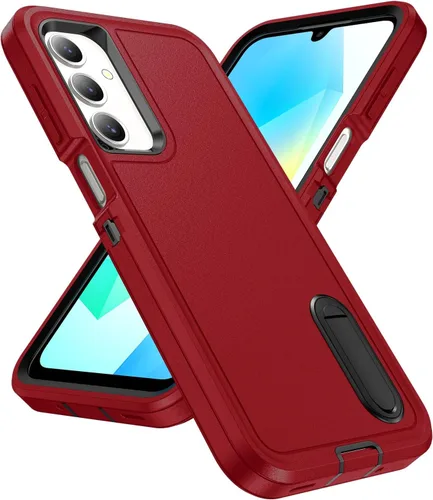 Miniatura 27 de IDweel Funda rígida para Samsung Galaxy A16 5G de 6.7 pulgadas, resistente a los golpes, antiarañazos, ajuste delgado, ligera, duradera, con función