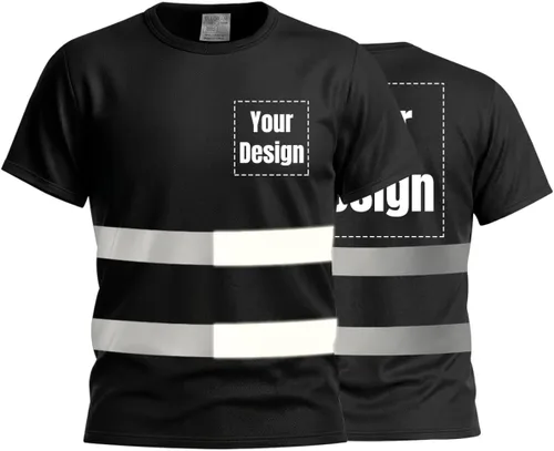 Miniatura 16 de Camisetas reflectantes de seguridad de alta visibilidad personalizan su logotipo