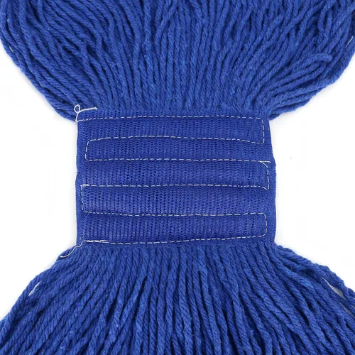 Miniatura 4 de Cabezal de trapeador de cuerda comercial con extremo de bucle, cabezales de trapeador de algodón, diadema de 6 pulgadas, repuesto de cabezal