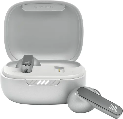 Miniatura 12 de JBL Live Pro 2 - Auriculares inalámbricos verdaderos con cancelación de ruido, hasta 40 horas de reproducción con carga inalámbrica, 6 micrófonos