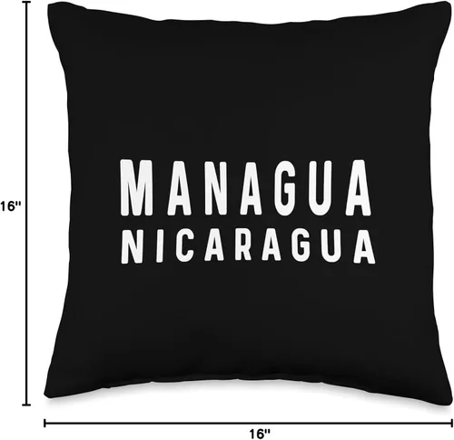 Miniatura 4 de Nicaragua for Men Women Boys Girls Kids by RJ Managua Nicaragua-Travel Trip Vacation - Almohada de 16 x 16 pulgadas, multicolor