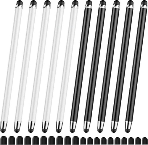 Miniatura 8 de DAXINGXING 40 piezas de puntas de goma de repuesto para lápiz capacitivo, alta sensibilidad y precisión, puntas de goma negras universales
