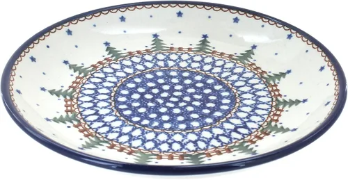 Miniatura 9 de Blue Rose - Plato de postre Blue Alyce - 7.75 pulgadas de diámetro - Hermoso plato para pasteles, aperitivos o aperitivos