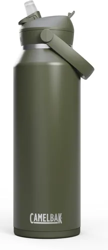 Miniatura 41 de CamelBak - Thrive - Botella de agua con tapa y pajilla, 20 onzas - Aislante de acero inoxidable, color negro