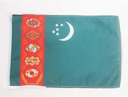 Miniatura 925 de Bandera de México AZ FLAG, 45.7 x 30.5 cm, con cordones - Pequeñas banderas mexicanas de 30 x 45 cm - Bandera de 45.7 x 30.5 cm