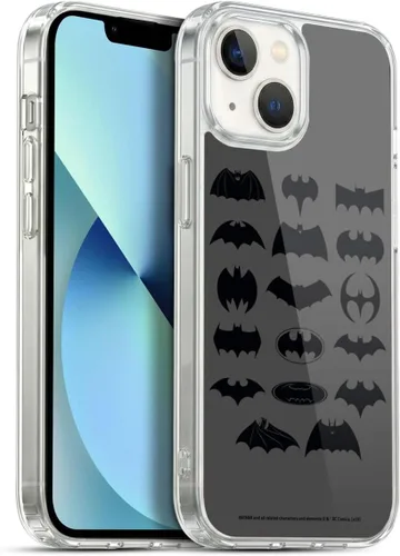 Miniatura 167 de Head Case Designs Funda de gel con licencia oficial de Batman DC Comics Bat Signal Logos [protección de grado militar] compatible con Apple iPhone 7