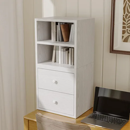 Miniatura 5 de FUSUNBAO Organizador Mágico de Almacenamiento de Cubos DIY Cubos Apilables para el Hogar Libros Ropa Juguetes - Sistema Modular de Almacenamiento