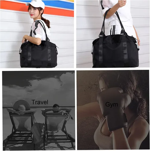 Miniatura 2 de JSAHAH Bolsa de viaje para mujer bolsa de transporte para equipaje bolsa de deporte para gimnasio