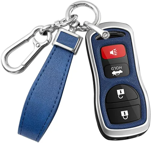 Miniatura 14 de Funda para llavero Nissan Tiida Sentra X-trail T30 Altima Frontier Armada Maxima para Infiniti QX56 JA60 Accesorios