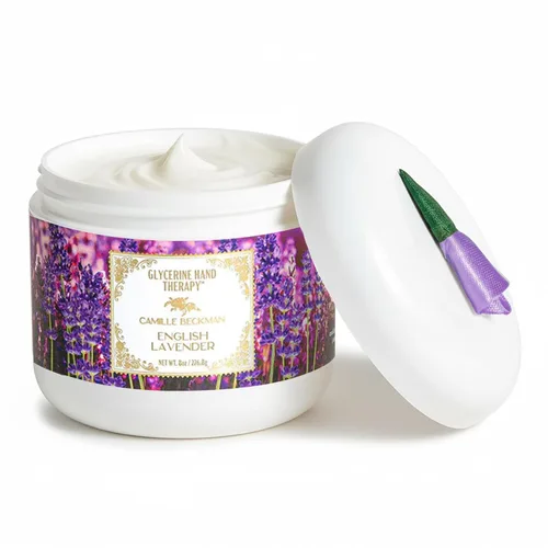 Miniatura 33 de Camille Beckman Crema de terapia de manos de glicerina, miel toscana, 8 onzas
