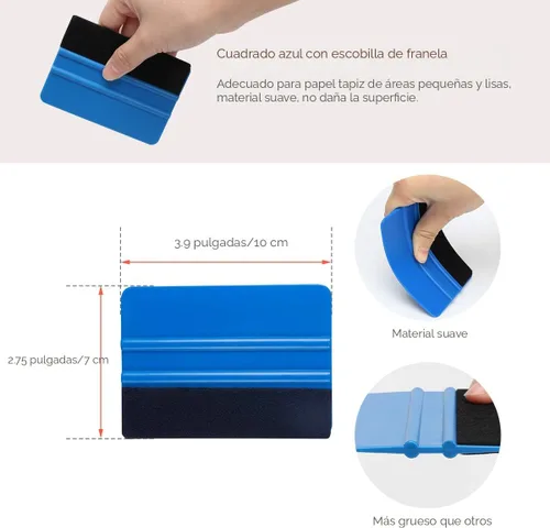 Miniatura 4 de Luxiv Kit de herramientas de aplicación de tinte de ventana de automóvil, 9 piezas de película protectora de vidrio para vehículos, herramienta