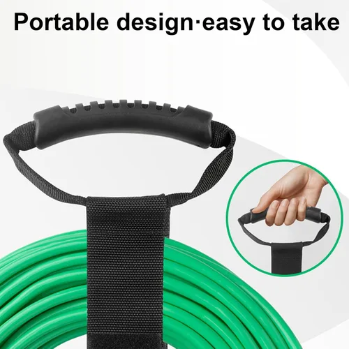Miniatura 5 de Handles – Heavy Load Straps, Adhesive Wrap Organizer, Portable Cable Holder Space Saver Mount, Indoor Gear for Wires, Power Tools, Garage Cleanup