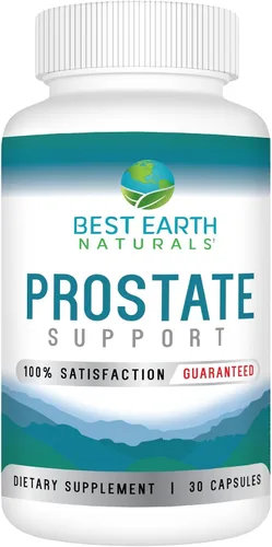 Best Earth Naturals Suplemento de apoyo de próstata para hombres - Soporte de próstata - Suministro para 30 días