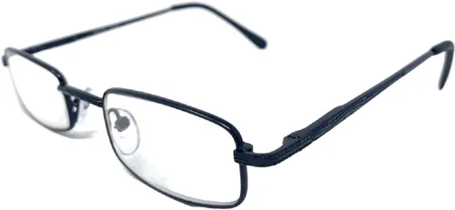 Miniatura 2 de The Winston - Gafas de lectura rectangulares de metal, unisex, medio lector, tramposos rectangulares