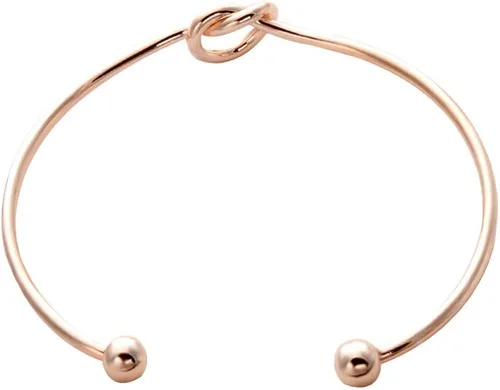 Miniatura 2 de SENFAI Simple Love Knot pulsera pulsera de dama de honor conjunto de joyería o individual