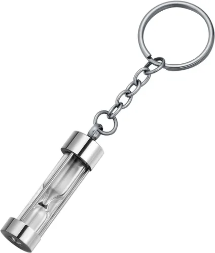Miniatura 13 de Llavero de reloj de arena para cenizas, colgante de urna conmemorativa, recuerdo de cremación, joyería para tía, Aunt