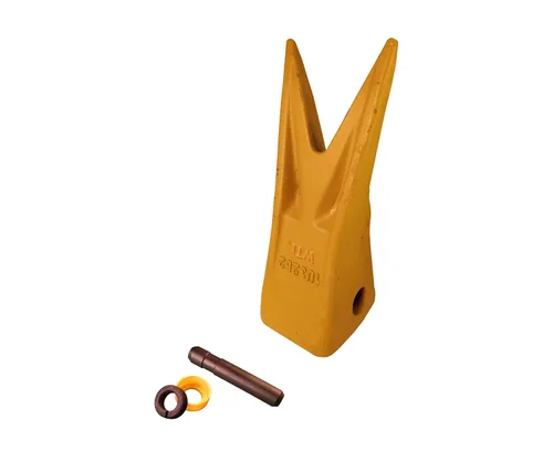 Cubo de excavadora Tiger Rock diente w Pins, compatible con CAT J250 Series- 1U-3252WTL (1)