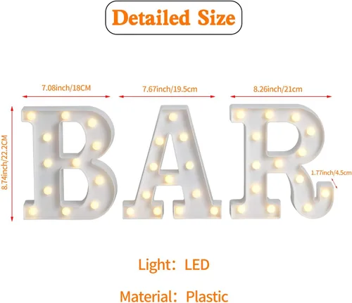 Miniatura 4 de Luces LED de marquesina para bar, bar, bar, fiesta, boda, decoración, funciona con pilas, lámpara de Navidad para decoración de bares