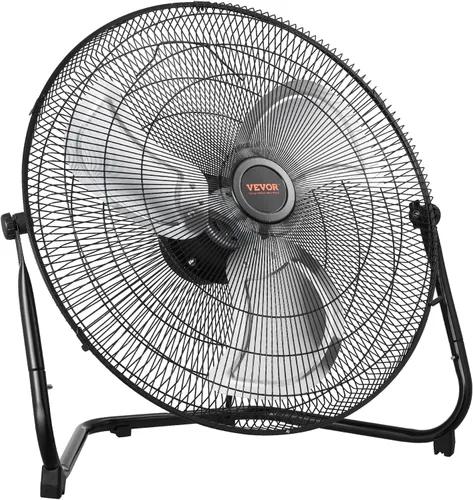 Miniatura 4 de VEVOR Ventilador de Piso, 3 Velocidades Alta Velocidad Trabajo Pesado Ventilador Industrial de 18 Pulgadas, 4000 CFM Inclinación Ajustable 360°