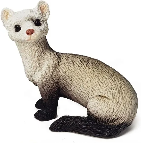 Conversation Concepts Figura miniatura de hurón | Decoración y estatua de animales pequeños de 1.25 pulgadas | Regalos y mercancías para amantes de