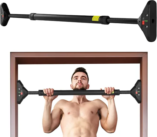 Miniatura 8 de Yes4All - Barra de dominadas de pared resistente, barra de dominadas sobre la puerta, barra de agarre múltiple para chin up, barras de entrenamiento