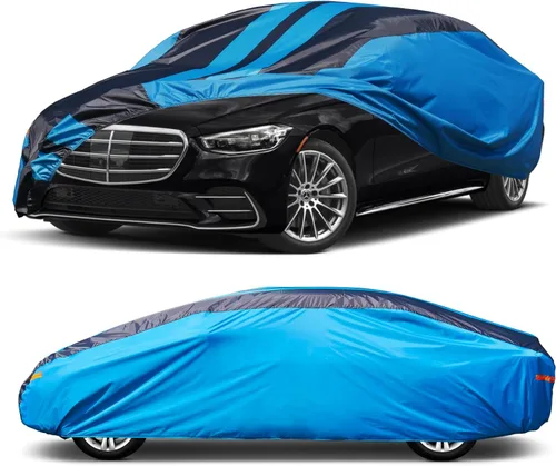 Miniatura 5 de Kaugung - Funda para auto a medida para Chevy Chevrolet Malibu (2016-2025), impermeable para todo tipo de clima, cubierta exterior completa