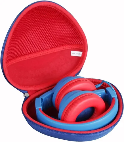 Miniatura 7 de Hermitshell Estuche rígido de viaje para auriculares iClever HS19/iClever BTH12 para niños (azul)