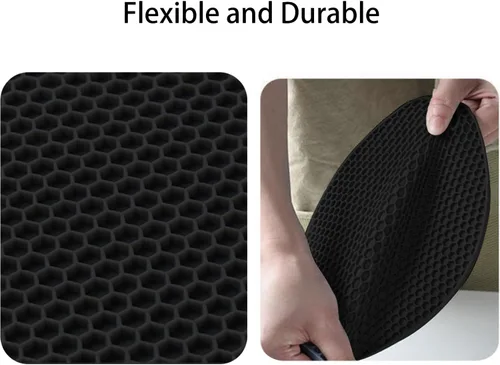 Miniatura 3 de TENOC Alfombrillas Trivet de Silicona Antideslizantes, Resistentes al Calor y que Atrapan Agua para Vasos de Agua y Tazas de Té y Tazas de Café