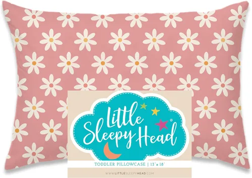 Miniatura 8 de Little Sleepy Head Funda de almohada para niños pequeños, 100% algodón y funda de almohada hipoalergénica para almohada de niños pequeños, funda
