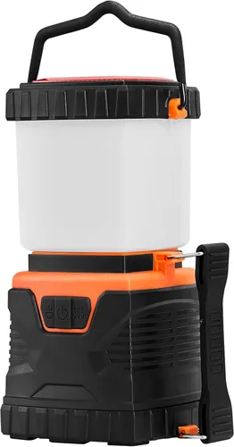 Miniatura 9 de VEVOR - Linterna de camping LED, todo en uno, 1000 lúmenes, iluminación de 360°, 4 modos de iluminación, luz alimentada por batería, linterna
