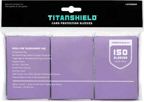 Miniatura 25 de TitanShield Fundas Premium para Cartas Compatibles con Pokémon, One Piece, Lorcana, Flesh & Blood, y Magic The Gathering MTG
