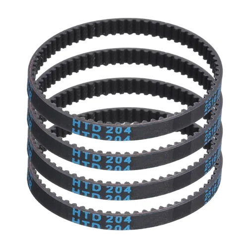Miniatura 40 de uxcell 4pcs HTD-3M correa dentada de goma 60 dientes, 7.087 in de longitud de paso x 0.236 in de ancho x 0.094 in de altura, correa de distribución