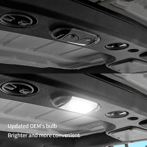 Miniatura 2 de Hooke Road JK Wrangler - Bombillas de cúpula para Jeep JK Wrangler con parte superior blanca brillante para mapas de lectura para Jeep JK Wrangler