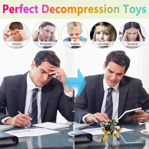 Miniatura 5 de Gokeey Fidget Spinners 8 piezas para niños y adultos, juguetes sensoriales para aliviar el estrés para niños y niñas, giroscopios de punta de dedo