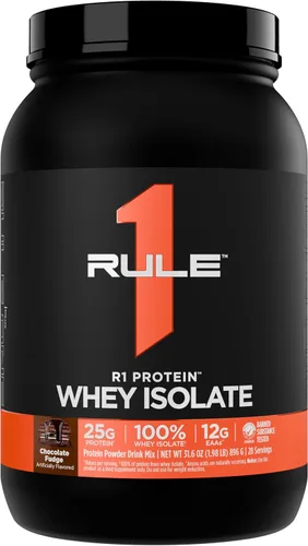 Miniatura 22 de Rule 1 R1 Proteína de suero aislada - con 25g de proteína y 6g de BCAA exclusivamente de fuentes aisladas e hidrolizadas para la recuperación