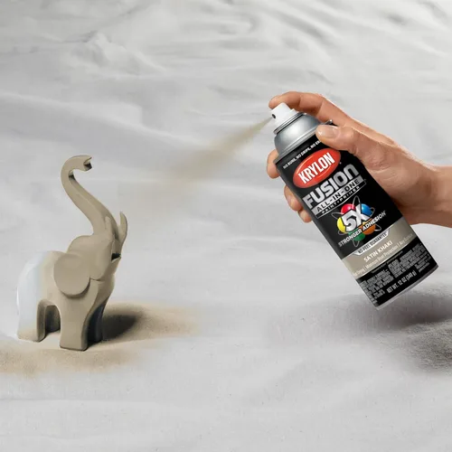 Miniatura 8 de Krylon Fusion - Pintura en aerosol adhesiva todo en uno para uso en interiores y exteriores, 12 onzas, color caqui