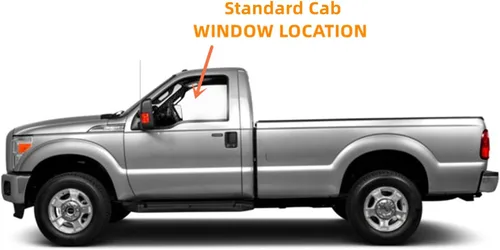 Miniatura 5 de Vidrio laminado de puerta delantera lateral izquierda de reemplazo para Ford F150 2015-2025 / F250 F350 F450 F550 2017-2022 todo tipo de carrocería